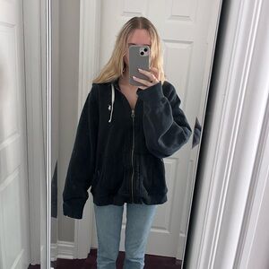 Ralph Lauren Black Zip Up Sweater